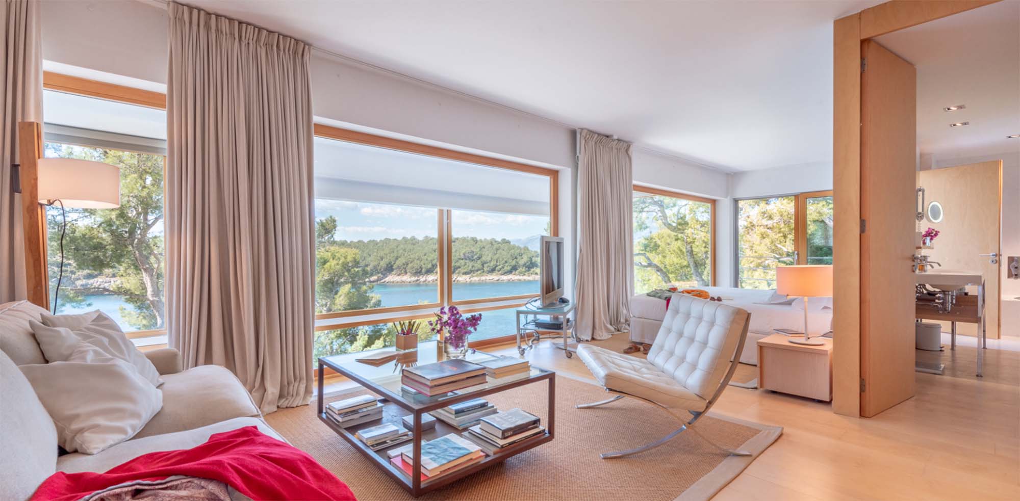 Living room of the Can Formentor Villa