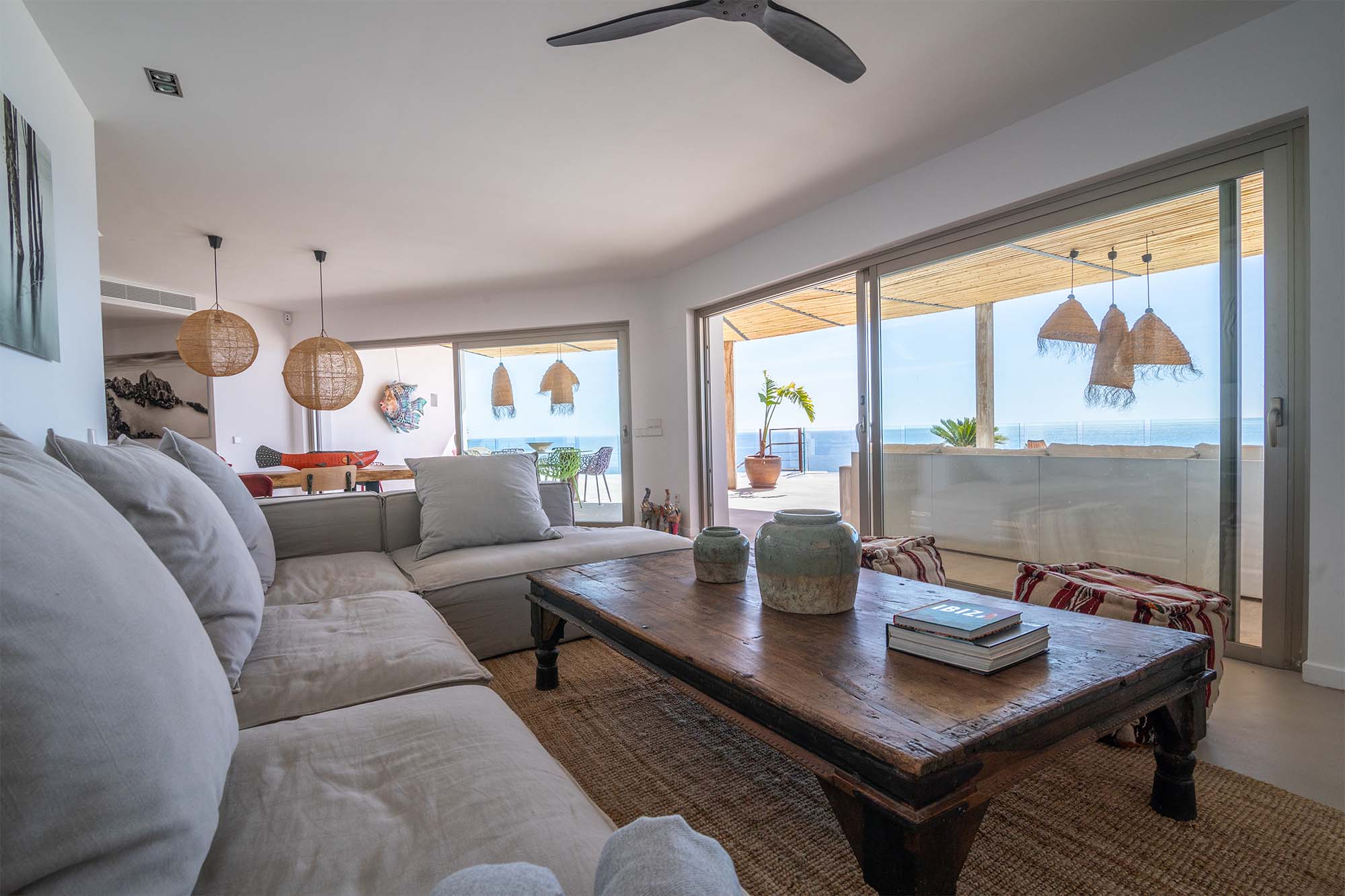 Living room of the Roca Llisa Villa